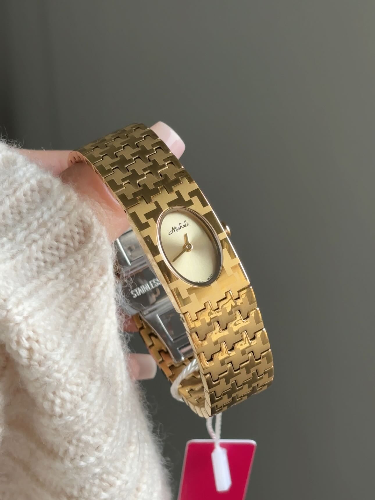 Mishali, Elegant Vintage Bracelet Watch, Montre Bracelet Vintage Élégante